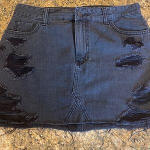 Hollister denim skirt